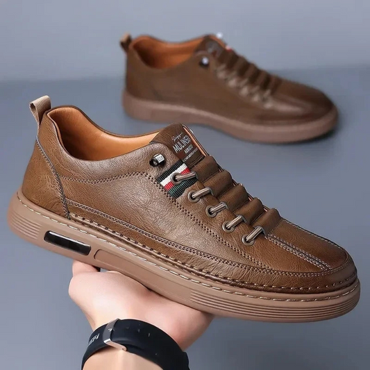 Tenis Italiano de Cuero Auténtico + Plantilla Ortopedica 👞